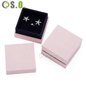 Customized Paper Cardboard Cover Jewelry Packaging <b>Box</b> Gift Boxes <b>Necklace</b> Earring Bracelet Ring Jewelry <b>Box</b> - Product Image 4