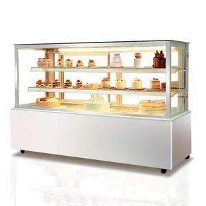 Exibição de refrigerador comercial refrigerador comercial refrigerador de exibição de bolo refrigerador comercial