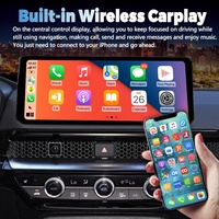 Écran QLED Android 13 de 12,3 pouces pour Honda Accord 2023 Civic, autoradio multimédia, lecteur vidéo, GPS, Carplay, navigation, unité principale