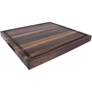 Tabla de cortar de madera duradera con mango Tabla de cortar de alta calidad para carne, verduras y queso Antideslizante y fácil de limpiar - Product Image 1