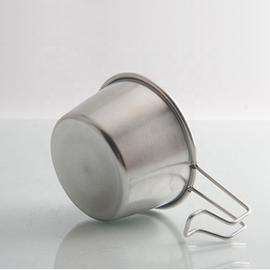 Sierra Cup-304 thép không gỉ ngoài trời Cookware <span class=keywords><strong>Set</strong></span> cho cắm trại và đo lường bát - Product Image 2