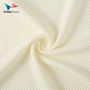 200 GSM Stretch Acrylique Tricot Tissu 56% Acrylique 38% Viscose 6% Spandex Tissu pour Sous-Vêtements Thermiques - Product Image 1