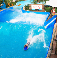 Flow Rider Simulant le Surf avec Machine à Ondes pour Parc Aquatique Flowrider Wave Surf pour Piscine Privée