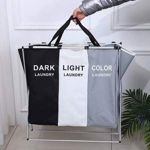 2025 Laundry <b>Hamper</b> with Handles Waterproof Portable Washing Bag Laundry Basket with Wheels Bedrooms or Bathrooms - Product Image 4