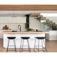 Ensemble complet de meubles de cuisine en bois massif sur mesure, designs gratuits, ensemble complet de meubles de cuisine