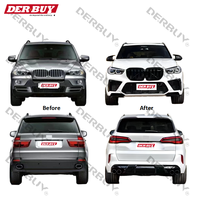Kit carrosserie Offre Spéciale pour BMW X5 E70(08-13) mise à niveau vers G05(19-22) X5M phares garde-boue capot coffre couvercle diffuseur arrière pare-chocs Grille