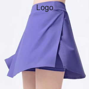Personnalisé Pickleball Wear Workout Fitness Jupe de tennis sans exposition avec poches Short de sport Jupe de tennis pour femmes - Product Image 1