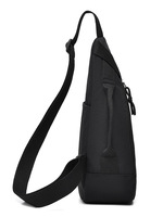 Sac de poitrine multifonctionnel en nylon de style coréen pour le sport et le cyclisme, grande capacité, tendance