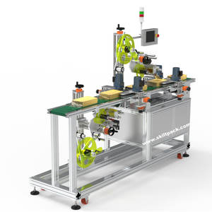 SKILT fabricant boîte automatique haut bas deux côtés étiqueteuse portant PLC papier emballage en stock usine depuis 1998 - Product Image 5