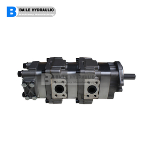 Pompe à engrenages 704-71-44071 pour bulldozer D475A-5SD, pompe hydraulique triple, prix d'usine, pompe à engrenages hydraulique KOMATSU 704-71-44071 - Product Image 1