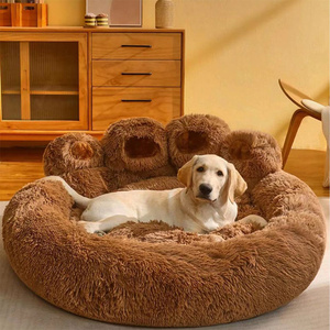 Gemütliches Bärenpfoten-Haustierbett Warmes Winter-Hunde- und Katzennest Weiche Schlafmatte für Alle Jahreszeiten für Mittelgroße und Große Hunde - Product Image 3