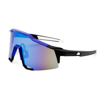Lunettes de soleil polarisées à grand cadre pour hommes, lunettes de cyclisme en plein air, lunettes d'équitation coupe-vent avec lentilles interchangeables