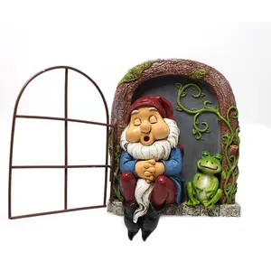 Tree Hugger Gnome Tree Hugger Garden Gnome Statue Outdoor Decorations Garden Peeker Sleeping Gnome