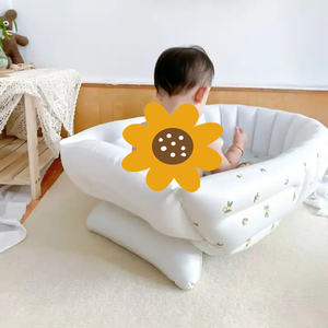 <span class=keywords><strong>Vasca</strong></span> da Bagno Gonfiabile Portatile per Neonati e Bambini, Pieghevole per Viaggi - Product Image 4