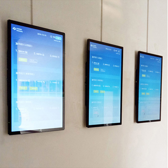 Best Price 21.5 32 43 55 Inch Wall Mount LCD Android Windows PCAP Interactive Touch Screen Display Monitor USB New Business Use