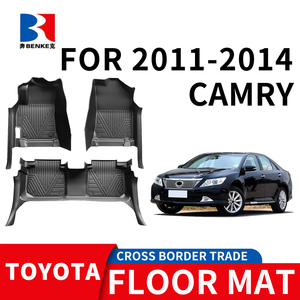 wholesale Factory Custom 5D TPE <b>Rubber</b> Eco-friendly Waterproof Anti Slip 5D Car <b>Floor</b> Mats 3 Pieces for Toyota Camry 2011-2014 - Product Image 1