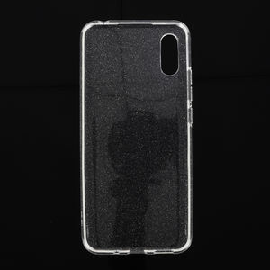Coque transparente pour Xiaomi <span class=keywords><strong>Redmi</strong></span> <span class=keywords><strong>9A</strong></span>, étui de téléphone en tpu en silicone brillante, avec design de feuille d'argent - Product Image 2