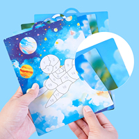 Livre d'activités de dessin pour enfants sur le thème des garçons : Puzzle de lettres autocollantes 2-en-1 et mon premier livre de numéros autocollants