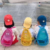 Kinder cartoon rucksack klar gelee taschen kinder pvc transparent schule tasche