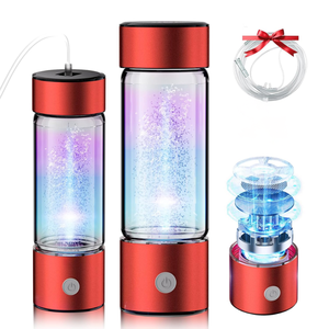 Botella <span class=keywords><strong>de</strong></span> Agua Fría <span class=keywords><strong>de</strong></span> Hidrógeno Alcalino con Batería USB y Logotipo Personalizado, 460 ml, Concentración <span class=keywords><strong>de</strong></span> 2000 ppb, Portátil, para Exteriores, Coche y Hogar - Product Image 1