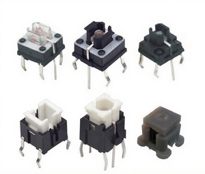 Chèn lỗ dẫn chiếu sáng xúc giác chuyển đổi 6*7.2/6*9/7*7/8*8/12*12mm chiếu sáng dẫn <span class=keywords><strong>tact</strong></span> chuyển đổi mà không có nắp - Product Image 5