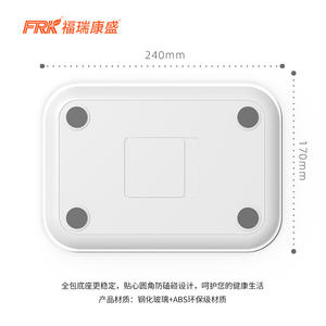 Báscula Electrónica de Cocina Furuikang, Báscula Inteligente de Acero Inoxidable con Pantalla de Vidrio Resistente al Agua para Alimentos y Automóviles - Product Image 2