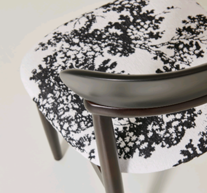 Sedia da Pranzo Moderna X5162 <span class=keywords><strong>in</strong></span> <span class=keywords><strong>Legno</strong></span> Massello, Design Floreale Bianco, Impermeabile ed Ecologica, Arredamento per Sala da Pranzo - Product Image 6