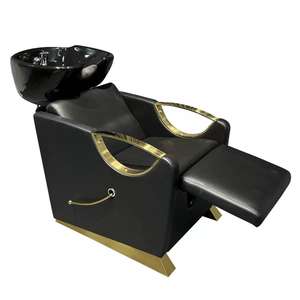 Salon Beauty Furniture Shampoo Bowl and Chair <b>Set</b> for Salon Washing Shampoo Chair Services for Export - Product Image 1