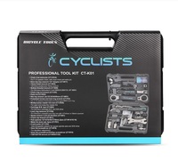 Kit d'Outils de Réparation de Vélo Professionnel 18-en-1, Clés à Chaîne, à Pédale et Allen, Outil Multifonction de Cyclisme