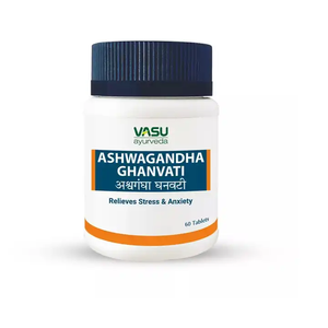 Tabletas Ghanvati de Hoja de Ashwagandha, Suplemento Ayurvédico Natural a Base de Hierbas Puras, Apoyo para el Estrés, Impulso de Energía, Cuidado de la Inmunidad Diario - Product Image 1