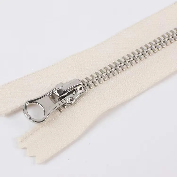 3# 4# Custom Metal Zipper Pull Closed end Zipper Brass Teeth Zipper for Bags Clothing Home Textiles Shoes