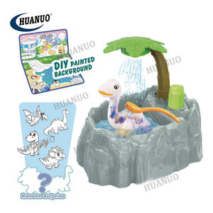 DIYペインティングクラフトキット再利用可能な着色動物ペットケア落書き描画バスタブゲーム植毛ペット落書きおもちゃ - Product Image 3