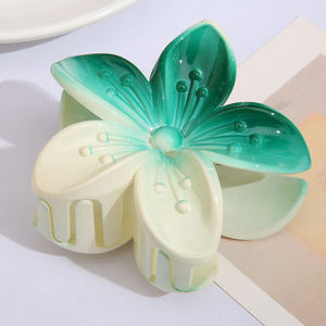<span class=keywords><strong>PL</strong></span>ガールズサマービーチ美しいプルメリア花髪爪クリップ8cmハイビスカスハワイアンフランジパニヘアクリップウェディングギフト - Product Image 5
