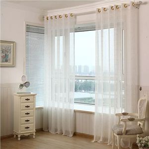 Venta directa de fábrica Tela de cortina de gasa de estilo liso con patrón teñido de hilo para revestimientos de ventanas y <span class=keywords><strong>persianas</strong></span> de sala de estar - Product Image 2