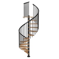 Escalier extérieur moderne en spirale galvanisé Escalier en spirale galvanisé haut de gamme en acier inoxydable