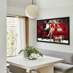 Peintures à l'huile peintes à la main en gros capturant des moments <span class=keywords><strong>de</strong></span> conversation et <span class=keywords><strong>de</strong></span> <span class=keywords><strong>rire</strong></span>, avec Offre Spéciale d'usine - Product Image 2