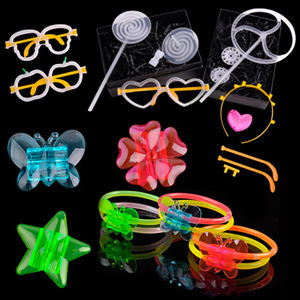 204 Stk. bunte Glow Sticks Party Pack Spaßzubehör Partyzubehör Glow The Dark <span class=keywords><strong>Glowing</strong></span> - Product Image 3