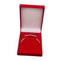 Boîte en velours pas chère pour médailles, souvenirs, trophées, bijoux, emballage en velours, boîte cadeau en velours