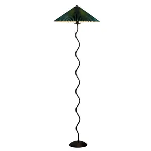 Creative home design round umbrella standing floor lamp Nordic modern multi color lampshade adjustable floor lamp reading lamp
