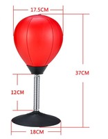 Balle de décompression de bureau en PU pour enfants, outil anti-stress, petite balle de réaction à ventouse, accessoires de fitness