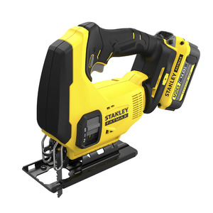 Sierra de calar inalámbrica Stanley Fatmax 20V con batería y cargador para cortar madera - Product Image 1