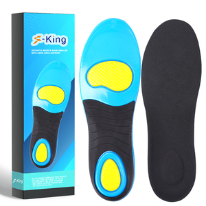 Meilleures ventes de semelles orthopédiques matériau PU haute élasticité Gel avant-pied amortissement du talon absorbant les chocs semelles de soutien de la voûte plantaire - Product Image 1