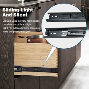 Quincaillerie silencieuse portant meubles nouveau Vietnam télescopique Spcc glissière de cuisine pour armoires pour appartement et salle de bain - Product Image 3