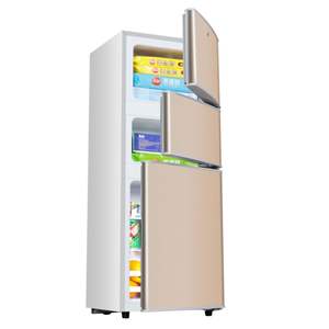 Réfrigérateur Congélateur <span class=keywords><strong>Multi</strong></span> Room Gold 158L Frozen Réfrigérateur triple <span class=keywords><strong>porte</strong></span> grande capacité Vente en gros bon marché Meilleur réfrigérateur pour la maison - Product Image 3