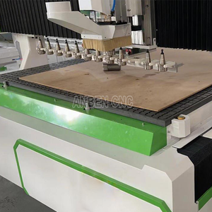 Macchina CNC Router ATC di Fabbrica Cinese, Area di Lavoro 1300x2500x200mm, per Lavorazione Mobili in Legno, Tavolo con Scanalatura a <span class=keywords><strong>T</strong></span>, Mach3 DSP, Mandrino 9kw - Product Image 6