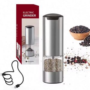 Recharge Stainless Steel Salt & <b>Pepper</b> <b>Grinder</b> Electric <b>Pepper</b> <b>Grinder</b> Mills for Sale - Product Image 1