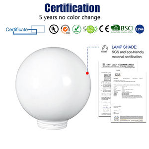 Coprilampada Moderno Rotondo in <span class=keywords><strong>Plastica</strong></span> Opale da 250mm per Decorazione Esterna Casa, Prodotto in Cina - Product Image 4