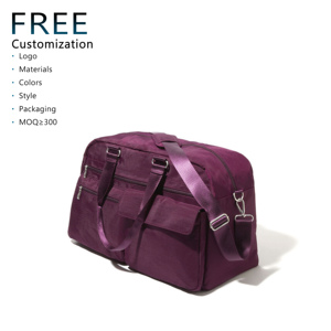 Sac de voyage pliable lavable, sac à la mode avec fermeture à glissière, sacs portables et élégants pour femmes - Product Image 1