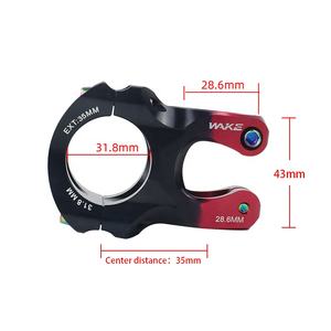 Manillar Colorido <span class=keywords><strong>para</strong></span> Bicicleta de Montaña, Elevador Corto de 31,8 mm y 0 Grados, Aleación de Aluminio <span class=keywords><strong>para</strong></span> Bicicleta WAKE - Product Image 3