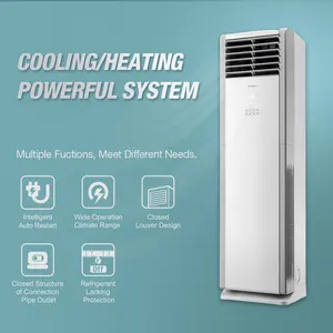 グリーフロアスタンディングエアコン2400036000448000BTU冷却暖房家庭用キャビネットエアコンDCインバーター
